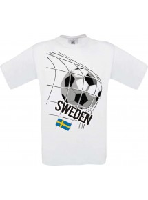 Kinder-Shirt Fussballshirt Sweden, Schweden, Land, Länder