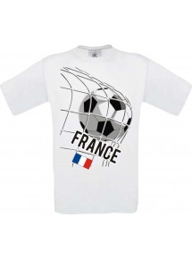 Kinder-Shirt Fussballshirt France, Frankreich, Land, Länder
