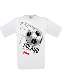 Kinder-Shirt Fussballshirt Poland, Polen, Land, Länder