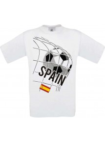 Kinder-Shirt Fussballshirt Spain, Spanien, Land, Länder