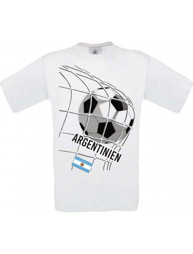 Man T-Shirt, Fussballshirt Argentinien, Land, Länder