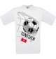 Man T-Shirt, Fussballshirt Tunesien, Land, Länder