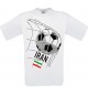 Man T-Shirt, Fussballshirt Iran, Land, Länder