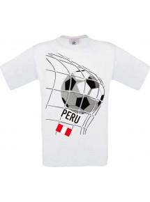 Man T-Shirt, Fussballshirt Peru, Land, Länder