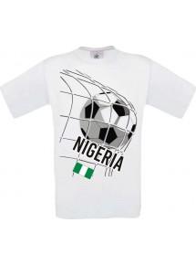 Man T-Shirt, Fussballshirt Nigeria, Land, Länder