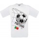 Man T-Shirt, Fussballshirt Portugal, Land, Länder