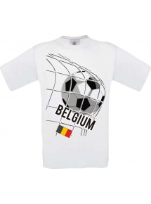 Man T-Shirt, Fussballshirt Belgium, Belgien, Land, Länder