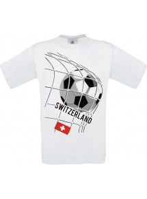 Man T-Shirt, Fussballshirt Switzerland, Schweiz, Land, Länder