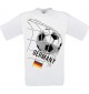 Man T-Shirt, Fussballshirt Germany, Deutschland, Land, Länder