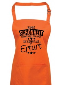 Kochschürze Wahre Schönheit kommt aus Erfurt, orange
