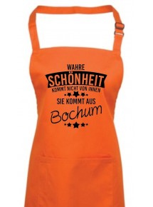 Kochschürze Wahre Schönheit kommt aus Bochum, orange
