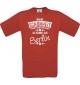 Unisex T-Shirt Wahre Schönheit kommt aus Berlin, rot, L