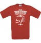 Unisex T-Shirt Wahre Schönheit kommt aus Sylt, rot, L