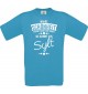 Unisex T-Shirt Wahre Schönheit kommt aus Sylt, türkis, L