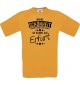 Unisex T-Shirt Wahre Schönheit kommt aus Erfurt, orange, L