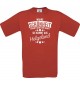 Unisex T-Shirt Wahre Schönheit kommt aus Helgoland, rot, L