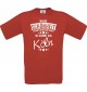 Unisex T-Shirt Wahre Schönheit kommt aus Köln, rot, L
