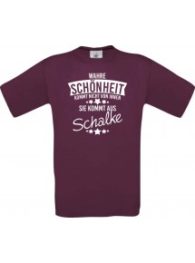 Unisex T-Shirt Wahre Schönheit kommt aus Schalke