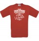 Kinder-Shirt Wahre Schönheit kommt aus Waren, Farbe rot, 104