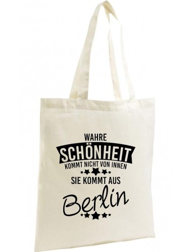 Shopping Bag Organic Zen, Shopper Wahre Schönheit kommt aus Berlin,