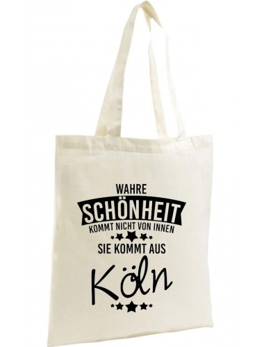 Shopping Bag Organic Zen, Shopper Wahre Schönheit kommt aus Köln,
