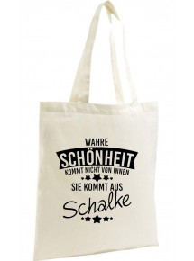 Shopping Bag Organic Zen, Shopper Wahre Schönheit kommt aus Schalke, natur