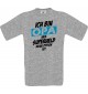Unisex T-Shirt Ich bin Opa weil Superheld keine Option ist, sportsgrey, L