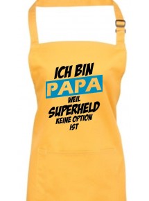 Kochschürze Ich bin Papa weil Superheld keine Option ist, sunflower