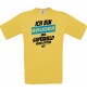 Kinder-Shirt Ich bin Bruder weil Superheld keine Option ist, Farbe gelb, 104