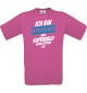 Kinder-Shirt Ich bin Bruder weil Superheld keine Option ist, Farbe pink, 104