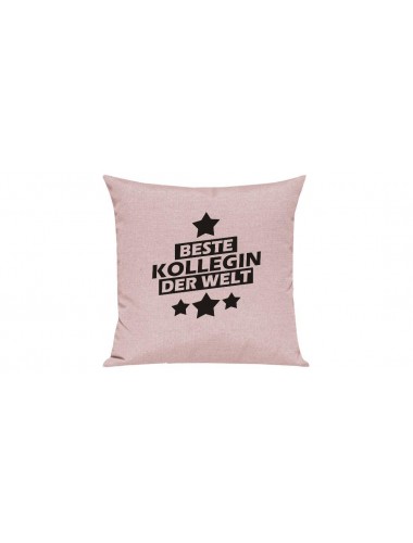 Sofa Kissen Beste Kollegin der Welt, Farbe rosa