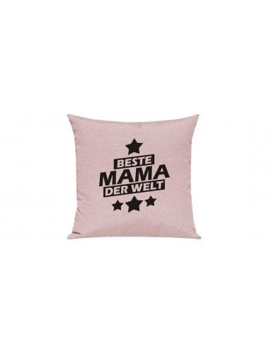 Sofa Kissen Beste Mama der Welt, Farbe rosa