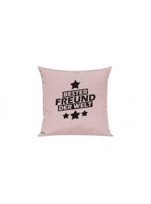 Sofa Kissen Bester Freund der Welt, Farbe rosa