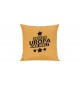 Sofa Kissen Bester Uropa der Welt, Farbe gelb