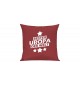 Sofa Kissen Bester Uropa der Welt, Farbe rot