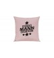 Sofa Kissen Bester Mann der Welt, Farbe rosa