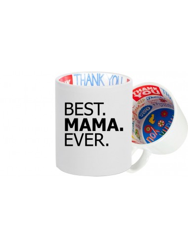 Dankeschön Keramiktasse, , BEST MAMA EVER