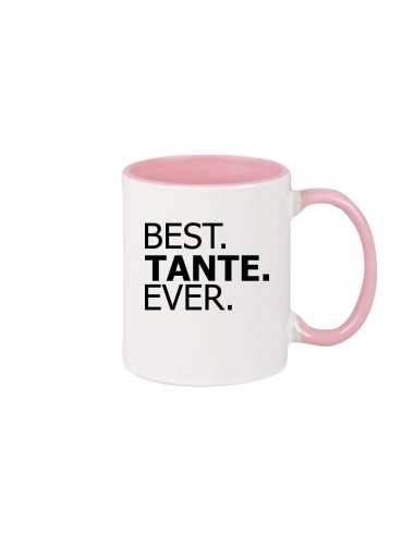 Kaffeepott , BEST TANTE EVER, rosa