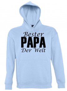 Hooded, Bester Papa Der Welt, hellblau, L