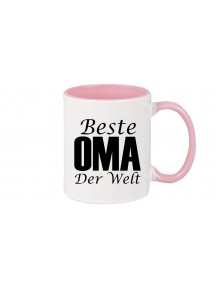 Kaffeepott, Beste Oma der Welt, rosa