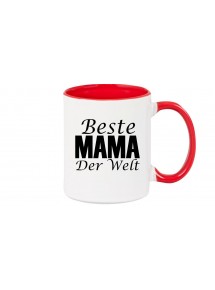 Kaffeepott, Beste Mama der Welt, rot