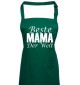 Kochschürze, Beste Mama der Welt, bottlegreen