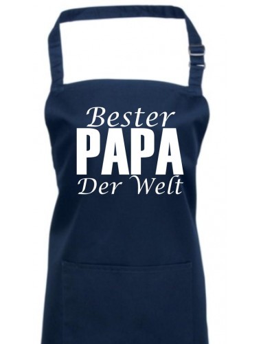 Kochschürze, Bester Papa Der Welt, navy