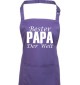 Kochschürze, Bester Papa Der Welt, purple