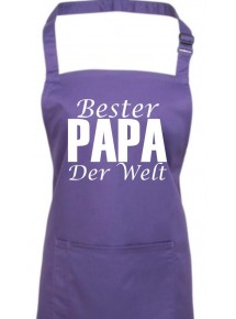 Kochschürze, Bester Papa Der Welt, purple
