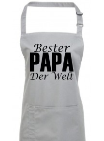 Kochschürze, Bester Papa Der Welt, silver