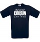 Kinder-Shirt, Bester Cousin der Welt, Farbe blau, 104