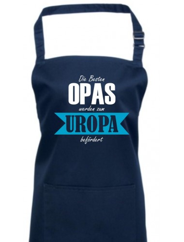 Kochschürze, Die Besten Opas werden zum Uropa, navy
