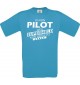 Männer-Shirt Ich bin Pilot, weil Superheld kein Beruf ist