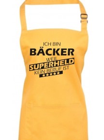 Kochschürze, Ich bin Bäcker, weil Superheld kein Beruf ist